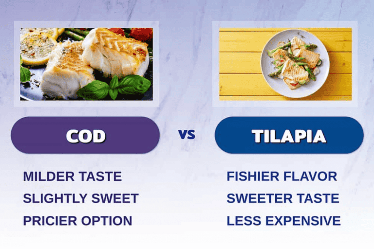 tilapia versus cod